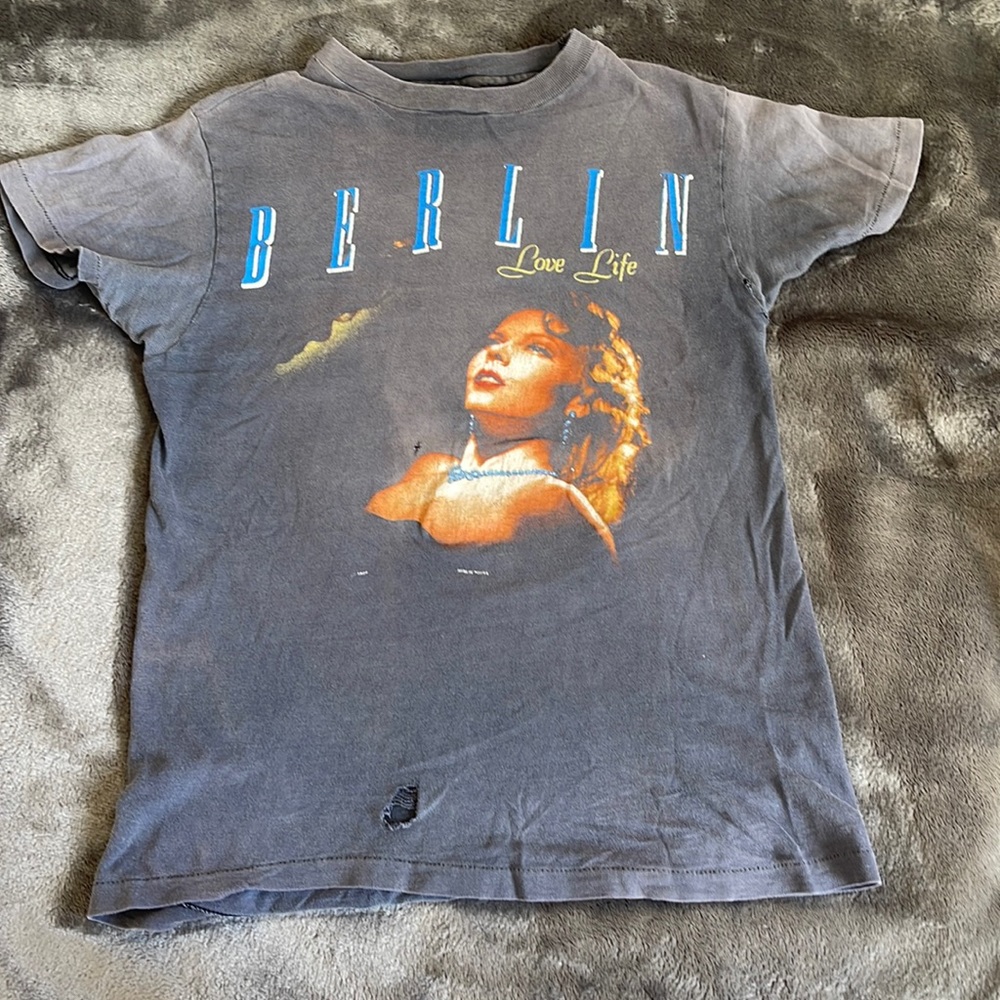 Vintage 1984 BERLIN Love life x Pop Rock Tee band